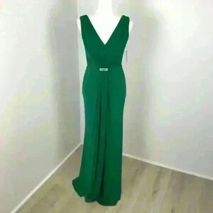 Ralph Lauren Sleeveless Rhinestone Gown Size 0